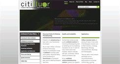 Desktop Screenshot of citifluor.com